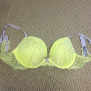 Neon yellow Victoria’s Secret Bra